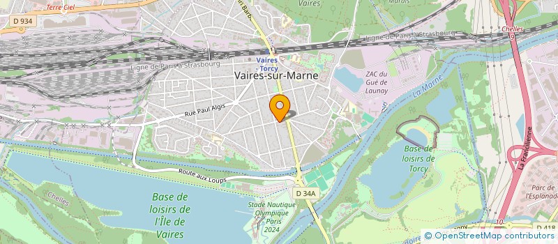 localisation de l'entreprise MONSIEUR FABRICE GAUTHIER à VAIRES-SUR-MARNE