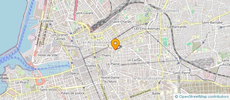 localisation de l'entreprise MONSIEUR FABRICE GAUTHIER à MARSEILLE