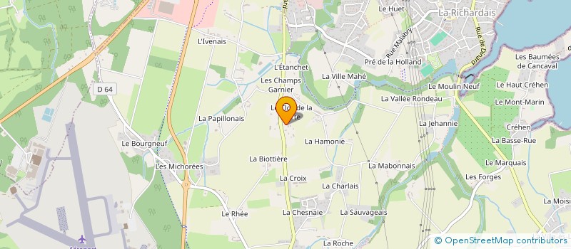 localisation de l'entreprise MONSIEUR FABRICE GAUVAIN  PLEURTUIT