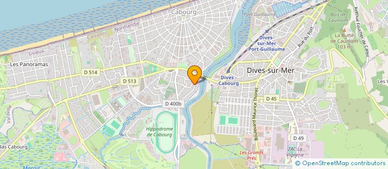 localisation de l'entreprise MONSIEUR FABRICE GAVINET  CABOURG