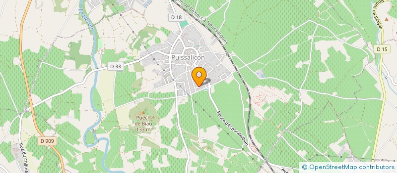 localisation de l'entreprise MONSIEUR FABRICE GEHIN  PUISSALICON