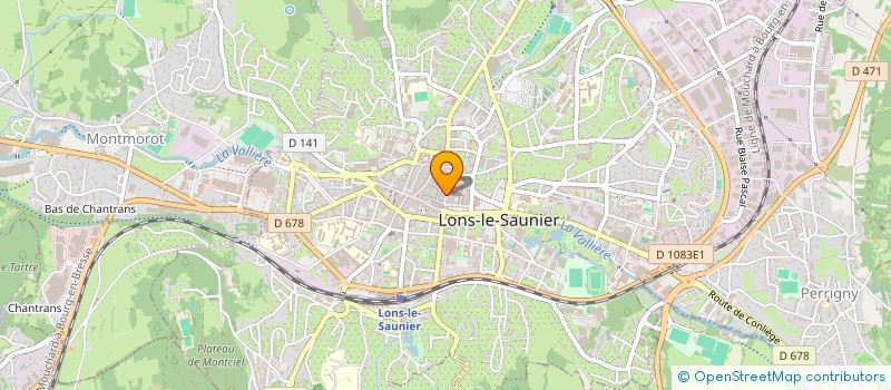 localisation de l'entreprise MONSIEUR FABRICE GENEVOIS à LONS-LE-SAUNIER