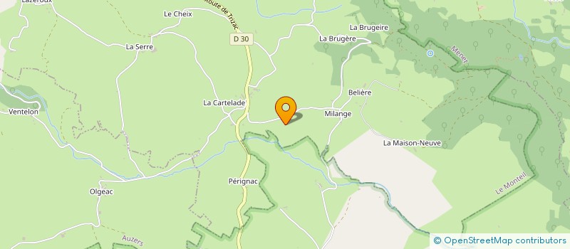 localisation de l'entreprise MONSIEUR FABRICE GENEVOIS à LE MONTEIL
