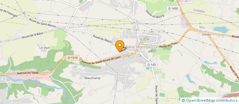 localisation de l'entreprise MONSIEUR FABRICE GENTIL  LA CHAPELLE-DE-LA-TOUR