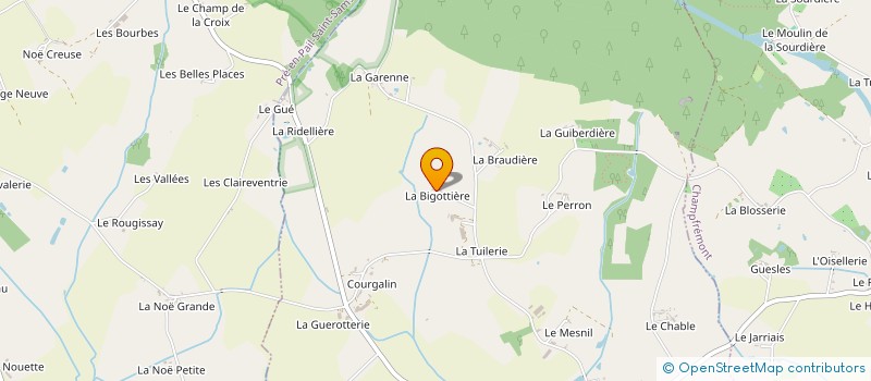 localisation de l'entreprise MONSIEUR FABRICE GERARD  BOULAY-LES-IFS