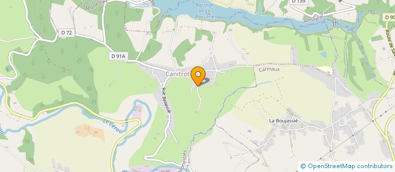 localisation de l'entreprise MONSIEUR FABRICE GERARD  MONESTIES