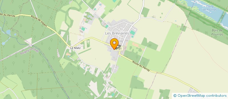 localisation de l'entreprise MONSIEUR FABRICE GERBET  LES BREVIAIRES