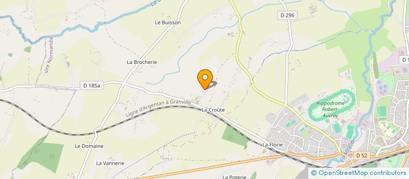 localisation de l'entreprise MONSIEUR FABRICE GEY  VIRE-NORMANDIE