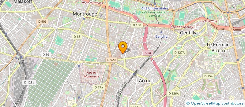 localisation de l'entreprise MONSIEUR FABRICE GHANEM  ARCUEIL