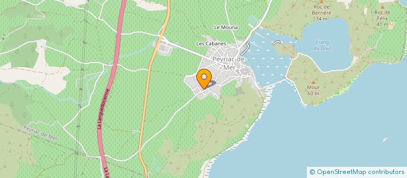 localisation de l'entreprise MONSIEUR FABRICE GHIDELLI  PEYRIAC-DE-MER