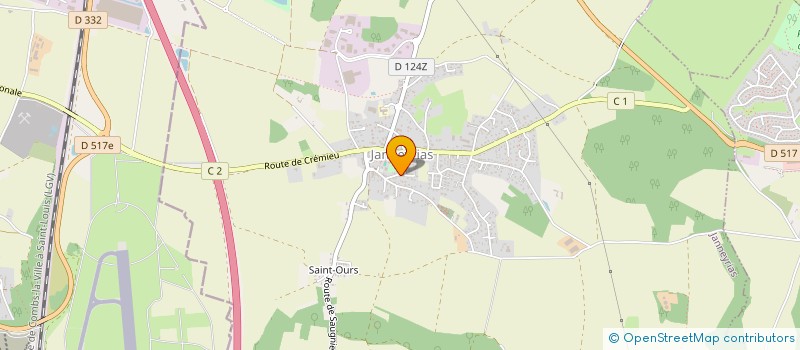 localisation de l'entreprise MONSIEUR FABRICE GHIOTTI  JANNEYRIAS