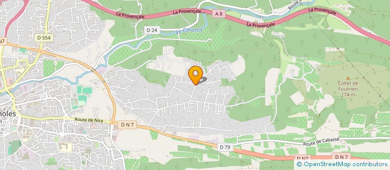 localisation de l'entreprise MONSIEUR FABRICE GIANNARELLI  BRIGNOLES