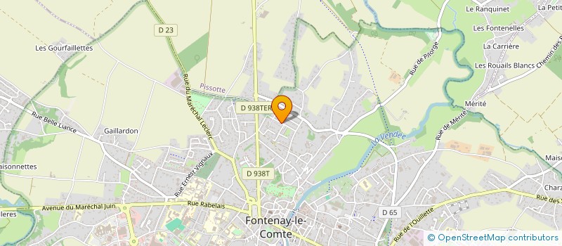 localisation de l'entreprise MONSIEUR FABRICE GIBOULEAU  FONTENAY-LE-COMTE