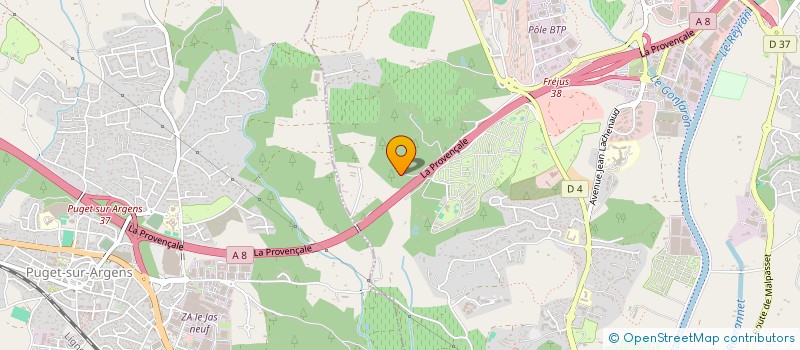 localisation de l'entreprise MONSIEUR FABRICE GIFFONE à FREJUS