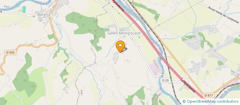 localisation de l'entreprise MONSIEUR FABRICE GIL  SALLES-MONGISCARD