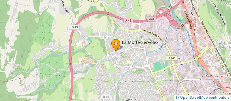 localisation de l'entreprise MONSIEUR FABRICE GILLAIZEAU à LA MOTTE-SERVOLEX