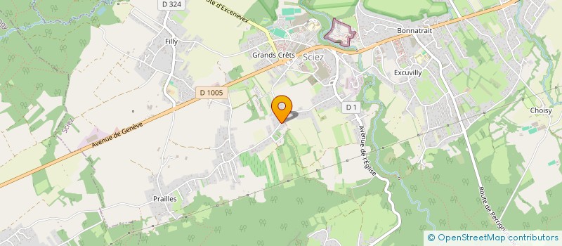 localisation de l'entreprise MONSIEUR FABRICE GILLIOZ  SCIEZ