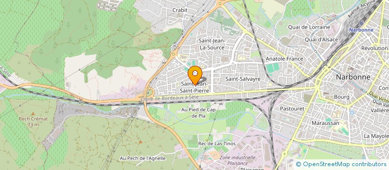 localisation de l'entreprise MONSIEUR FABRICE GIMENEZ à NARBONNE