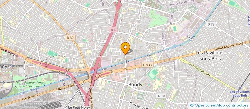 localisation de l'entreprise MONSIEUR FABRICE GIOVANNONE à BONDY