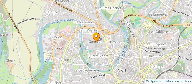 localisation de l'entreprise MONSIEUR FABRICE GIRARDIN à NIORT