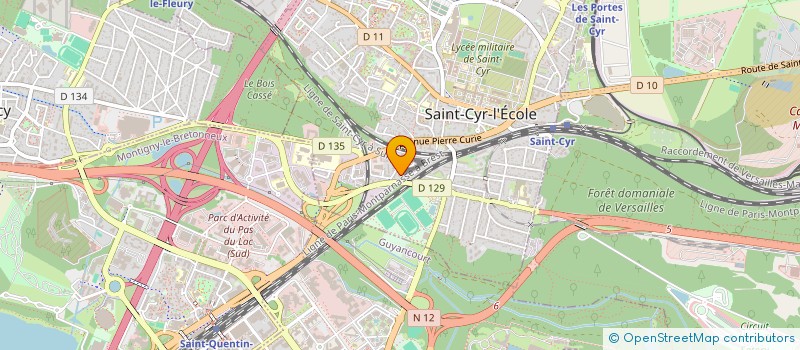 localisation de l'entreprise MONSIEUR FABRICE GIRAUD à SAINT-CYR-L'ECOLE