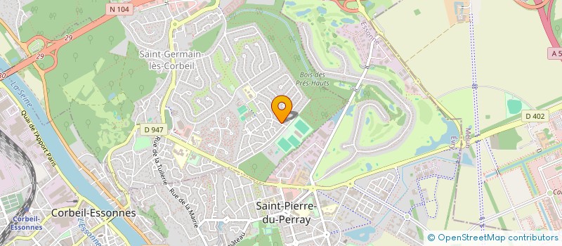 localisation de l'entreprise MONSIEUR FABRICE GIRAULT  SAINT-GERMAIN-LES-CORBEIL