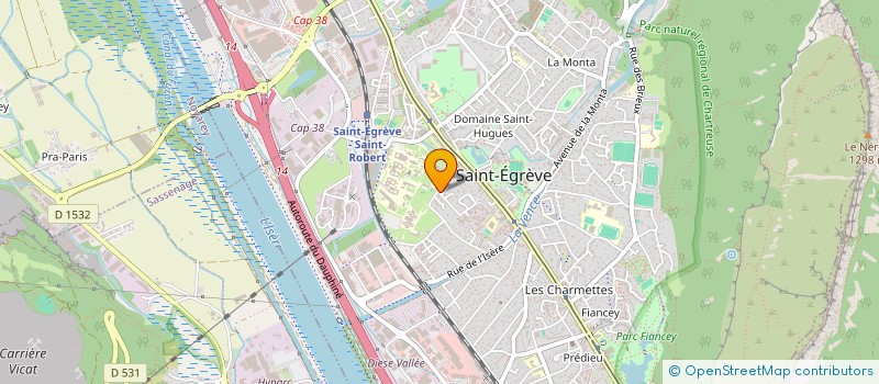 localisation de l'entreprise MONSIEUR FABRICE GJUREKOVIC à SAINT-EGREVE