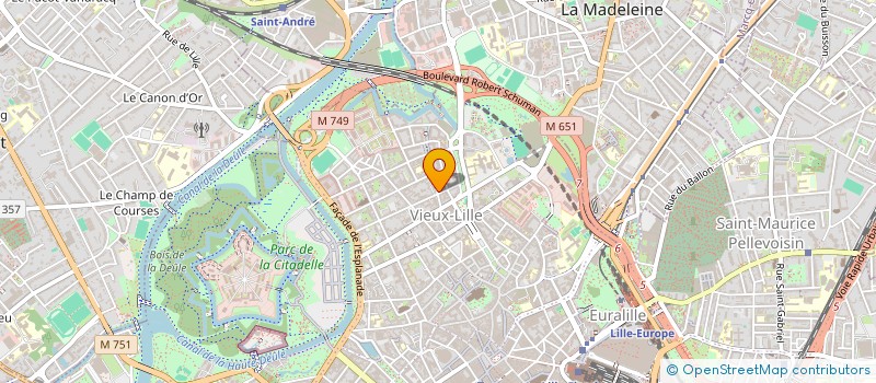 localisation de l'entreprise MONSIEUR FABRICE GODINAS à LILLE