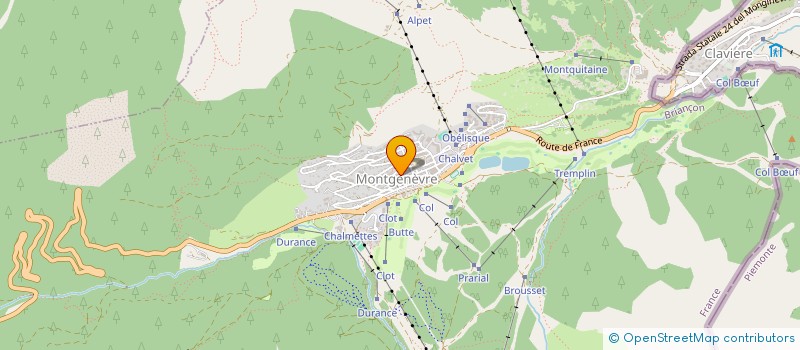 localisation de l'entreprise MONSIEUR FABRICE GOENS  MONTGENEVRE