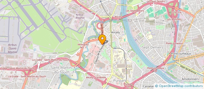 localisation de l'entreprise MONSIEUR FABRICE GOLVANO  TOULOUSE