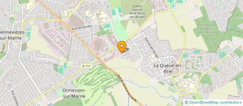 localisation de l'entreprise MONSIEUR FABRICE GOMES à LA QUEUE-EN-BRIE