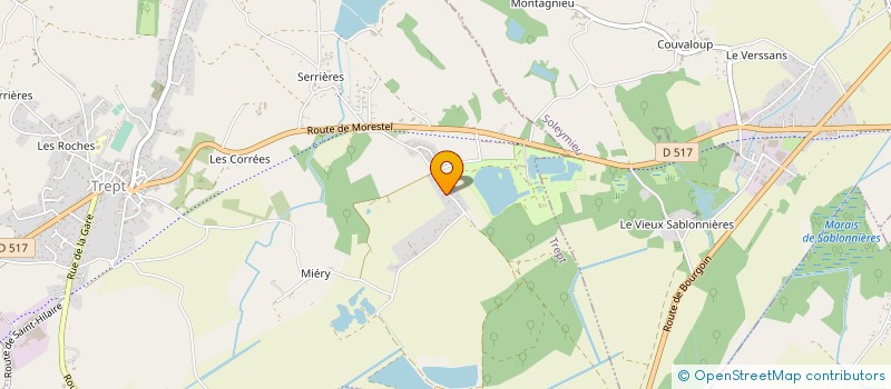 localisation de l'entreprise MONSIEUR FABRICE GONCALVES  TREPT