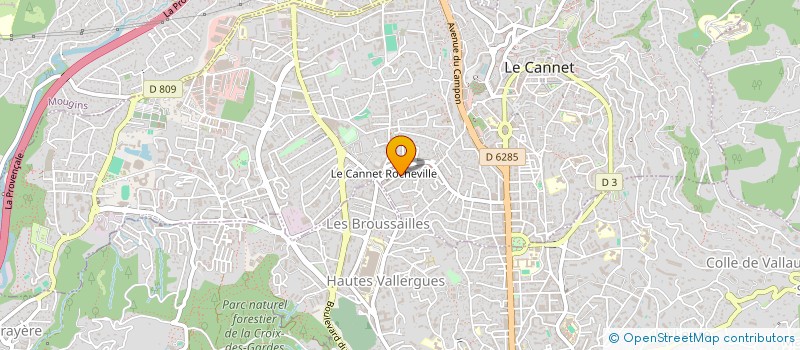 localisation de l'entreprise MONSIEUR FABRICE GONZALEZ à LE CANNET