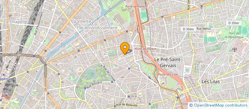 localisation de l'entreprise MONSIEUR FABRICE GORGE  PARIS