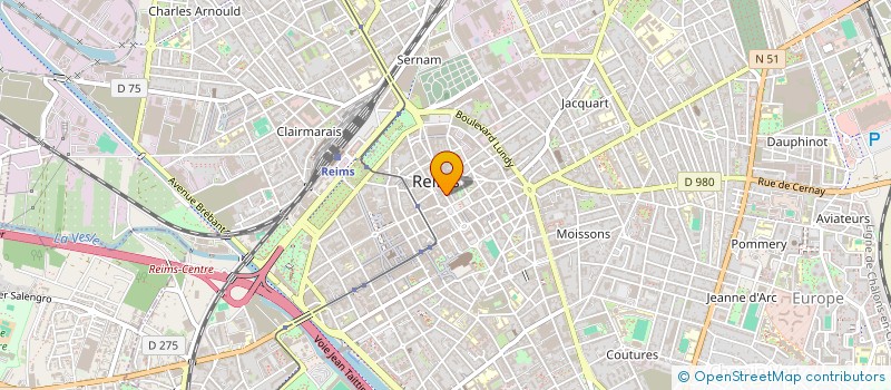 localisation de l'entreprise MONSIEUR FABRICE GOSSET à REIMS
