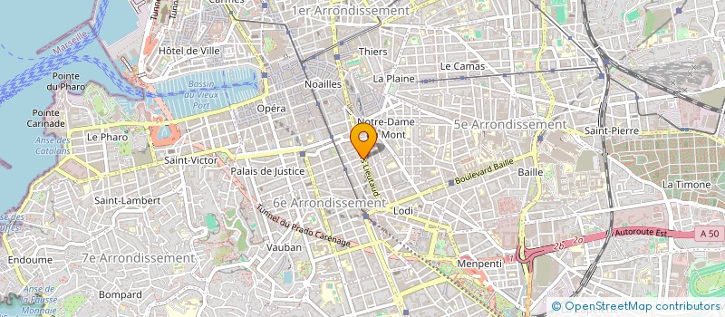 localisation de l'entreprise MONSIEUR FABRICE GOUBARD  MARSEILLE