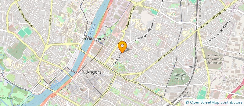 localisation de l'entreprise MONSIEUR FABRICE GOUDET à ANGERS