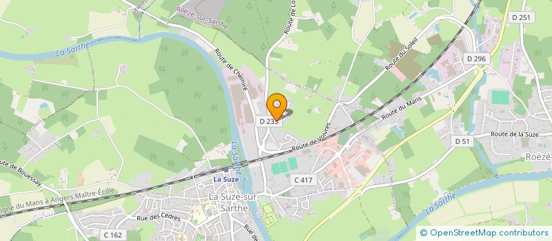 localisation de l'entreprise MONSIEUR FABRICE GOUERI  VOIVRES-LES-LE-MANS