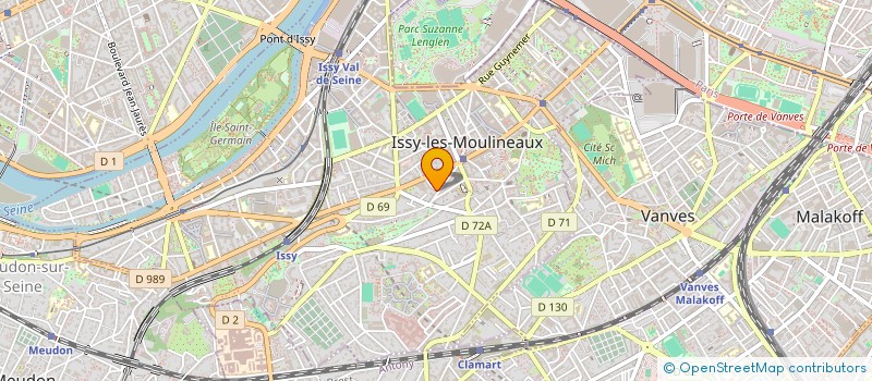 localisation de l'entreprise MONSIEUR FABRICE GOUSSET à ISSY-LES-MOULINEAUX