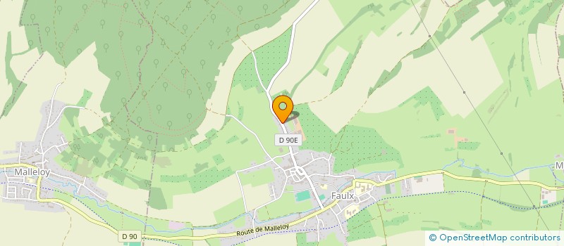 localisation de l'entreprise MONSIEUR FABRICE GOUSSET  FAULX