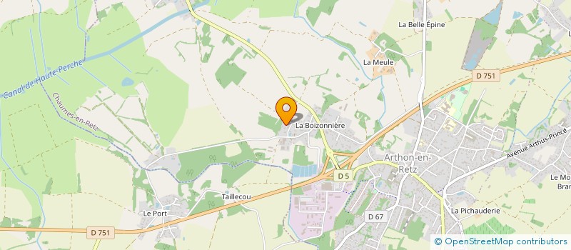 localisation de l'entreprise MONSIEUR FABRICE GOUY  CHAUMES-EN-RETZ