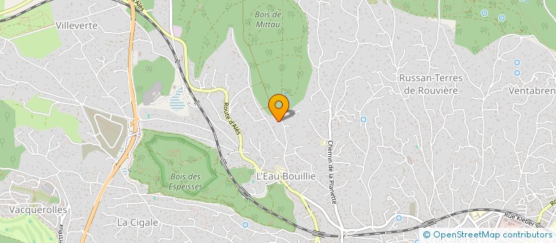 localisation de l'entreprise MONSIEUR FABRICE GRANDDIDIER  SAINT-GENIES-DE-MALGOIRES