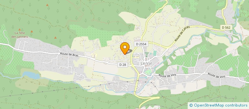 localisation de l'entreprise MONSIEUR FABRICE GRANDMAITRE  LE VAL