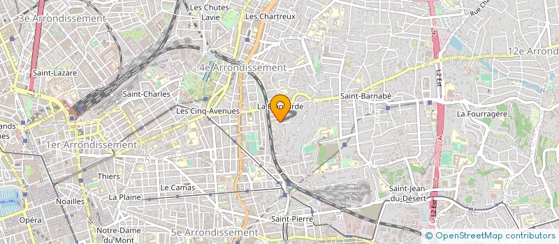 localisation de l'entreprise MONSIEUR FABRICE GRAUGNARD  MARSEILLE