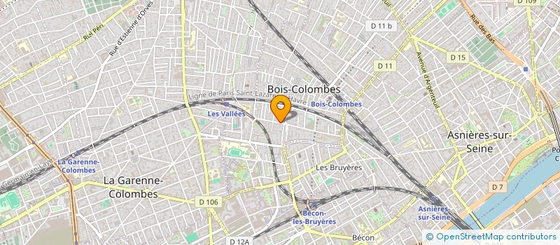 localisation de l'entreprise MONSIEUR FABRICE GREGOIRE à BOIS-COLOMBES
