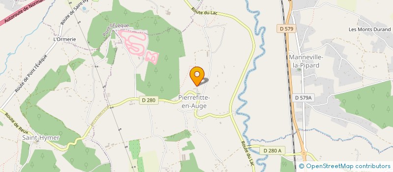 localisation de l'entreprise MONSIEUR FABRICE GREGOIRE  PIERREFITTE-EN-AUGE