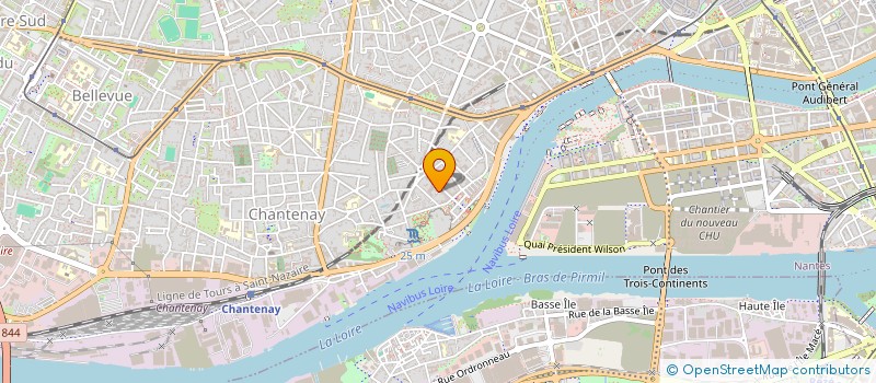localisation de l'entreprise MONSIEUR FABRICE GRELLIER à NANTES