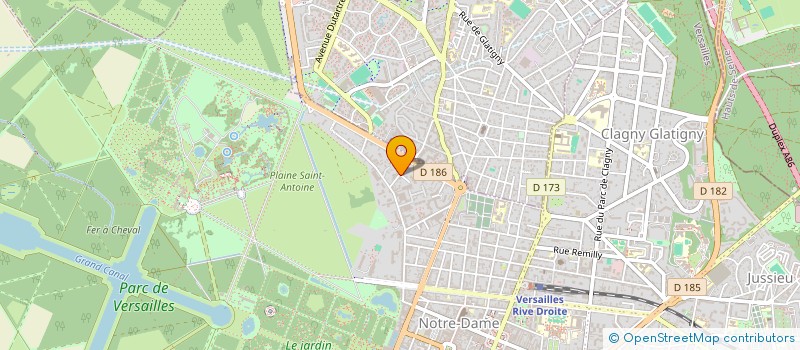 localisation de l'entreprise MONSIEUR FABRICE GRENIER à VERSAILLES