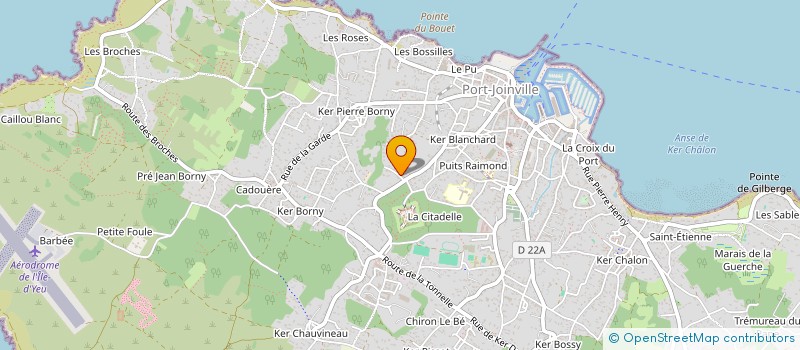 localisation de l'entreprise MONSIEUR FABRICE GROISARD  L'ILE-D'YEU