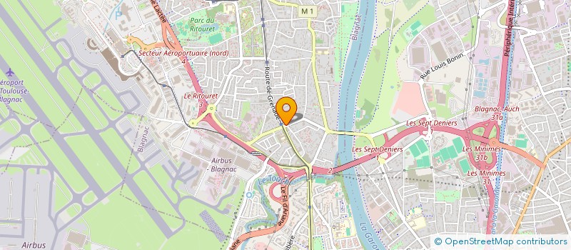 localisation de l'entreprise MONSIEUR FABRICE GROSFILLEY  BLAGNAC